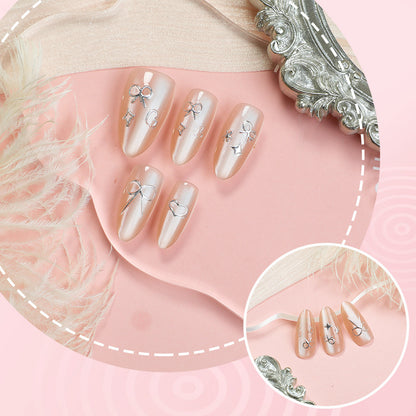 Dekoratives Floral Press-On Nagelset
