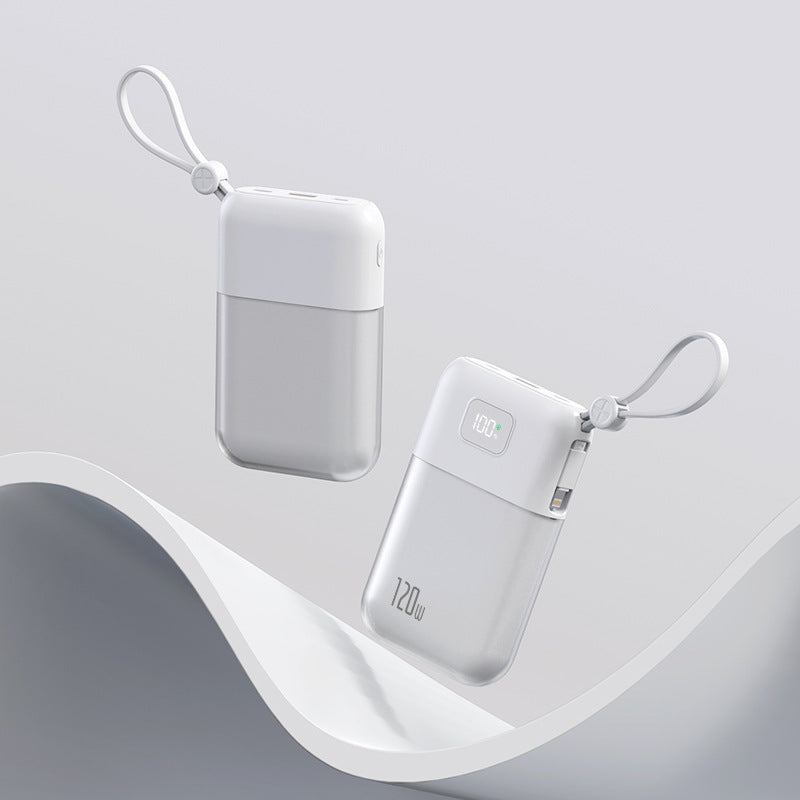 Tragbare Powerbank mit Leistungsstarkem Schnellladekabel und Integrierter Led-Anzeige Brehn