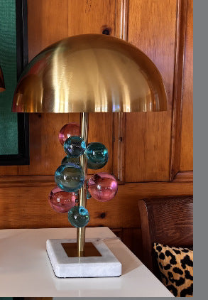 Luxuriöse moderne Glasblasen-Akzentlampe