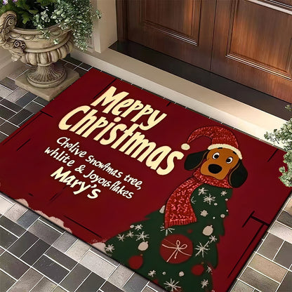 Festive Hundethemen-Eingangsmatte Brehn