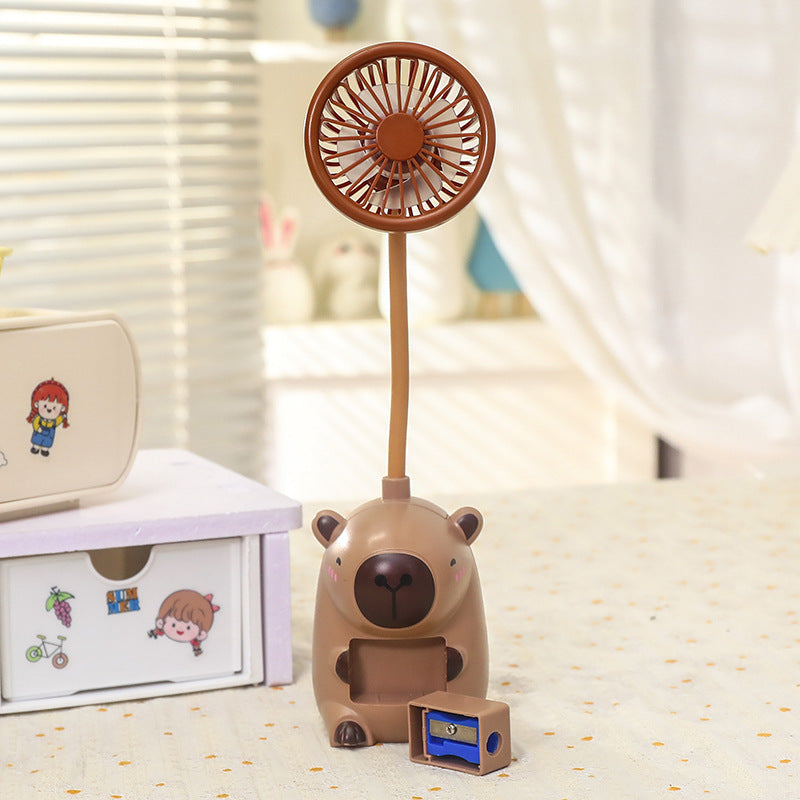 Unisex Tragbarer Handventilator im tierischen Design mit flexibler Halterung Brehn