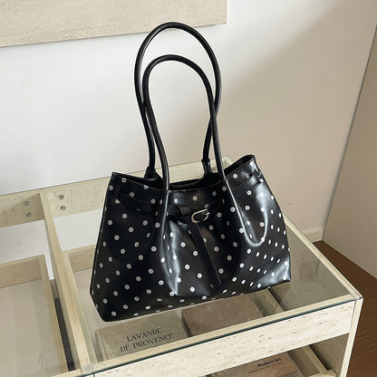 Punkte strukturierte Handtasche