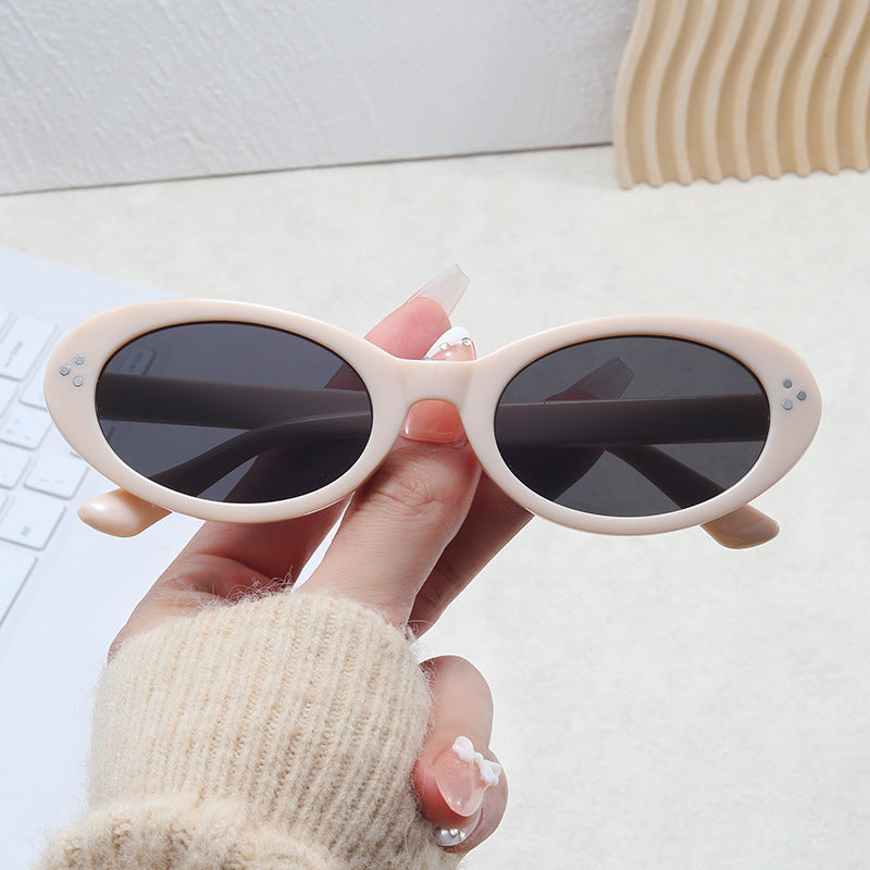 Damen modische Sonnenbrille im eleganten Ovaldesign Brehn