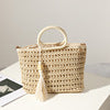 Handtasche Aus Gehäkeltem Naturmaterial Brehn
