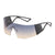 Damen sportliche Sonnenbrille im futuristischen Design Brehn