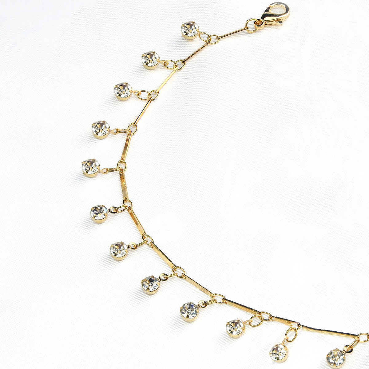 Elegante Kristallkette Fußkette Brehn