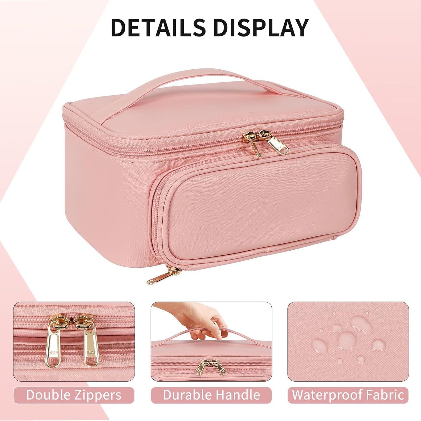 Kosmetik Organizer mit Fächern und Spiegel Brehn