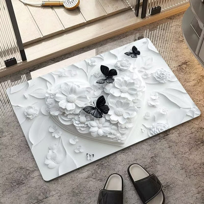 Künstlerisches Schmetterlingsdesign Teppich