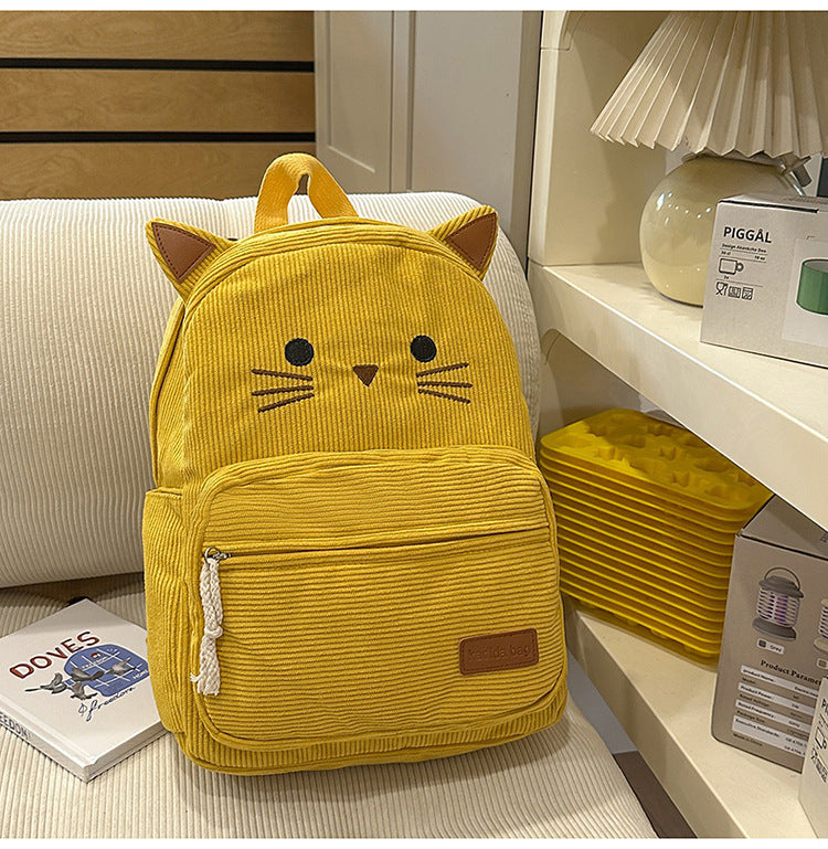 Süßer Katzenohren Mini Schul Rucksack