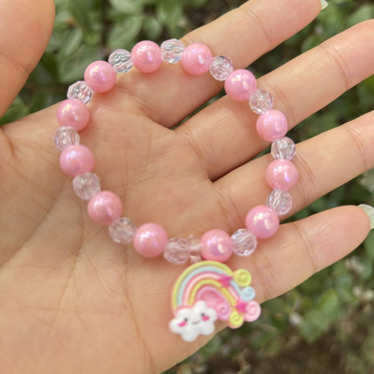 Süßes Armband mit Elefantenanhänger Aus Glas Brehn