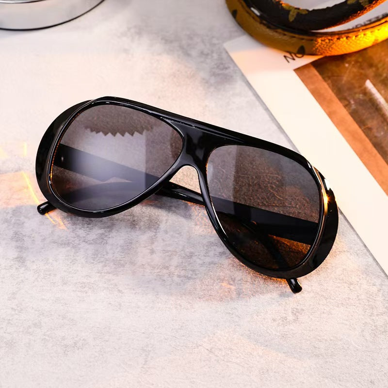 Damen elegante Oversized-Sonnenbrille mit UV-Schutz Brehn