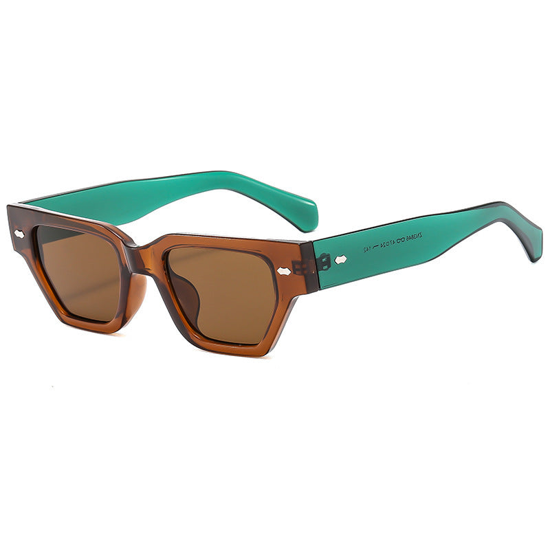 Geometrischer Rahmen Modischer Sonnenbrille Brehn