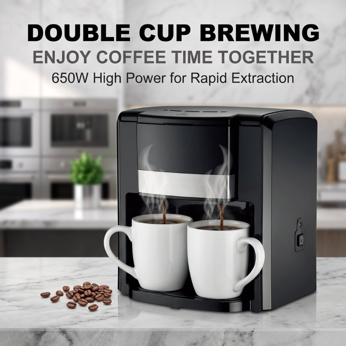 Double-Cup Kaffee Brüher Brehn
