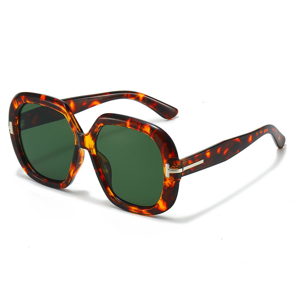 Oversized Schildpatt-Sonnenbrille Brehn