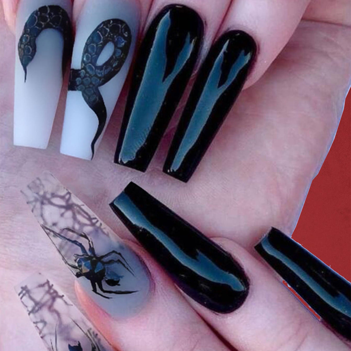 Künstlerische Press-On Nagelspitzen Brehn