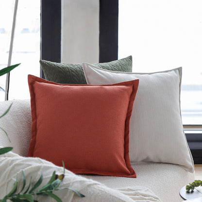 Quadratischer gequilteter Zierkissenbezug mit Kabel‑Tufting und softem Mikrofaser‑Finish Brehn