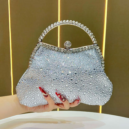 Exquisite Strass-besetzte Abendhandtasche