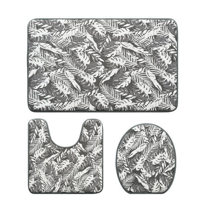 Botanischer Druck Badezimmer Teppich Set Brehn