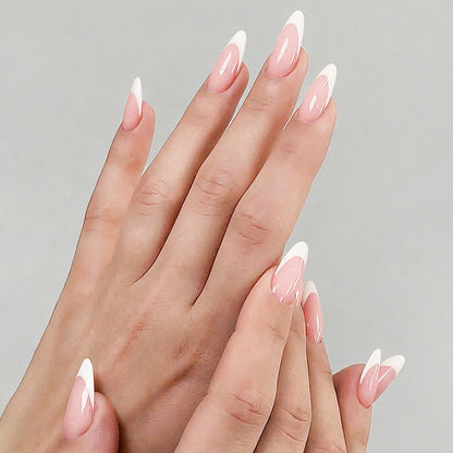 Elegantes Press-On-Nagelset mit natürlichem Finish Brehn