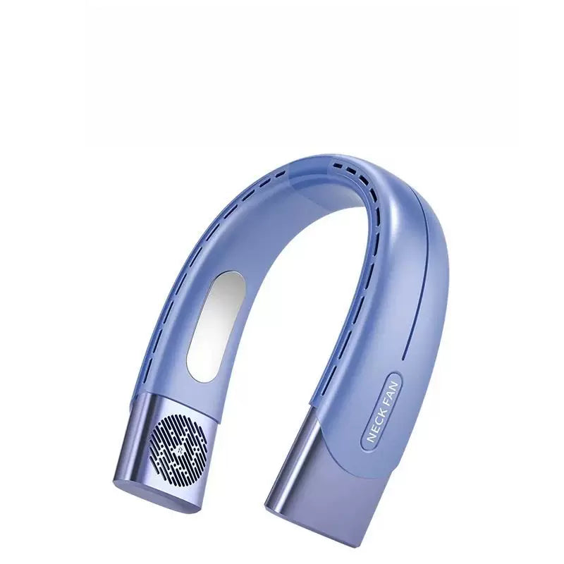 Unisex Einheitsgröße kompakter wiederaufladbarer U-förmiger Nackenventilator mit bladenlosen Dual-Luftauslässen und flüsterleisem bürstenlosem Motor Brehn