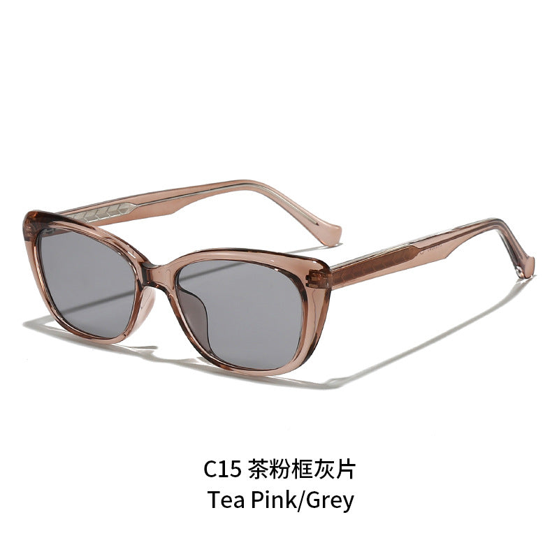 Damen modische Cat-Eye-Sonnenbrille mit UV-Schutz und stilvollem Rahmen Brehn