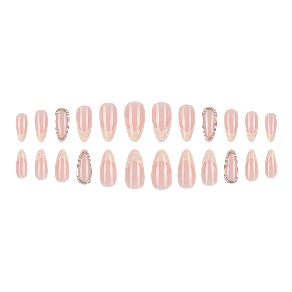 Elegante Stiletto Press-On Nail Set Brehn