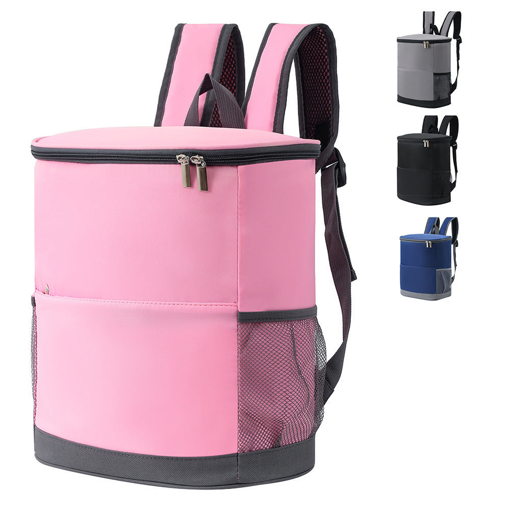 Damen Isolierte Kühltasche mit praktischem Tragesystem und Netzaugen Brehn