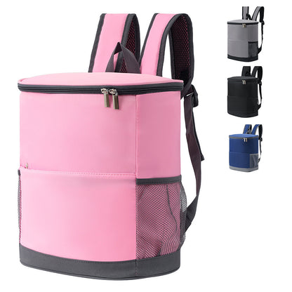 Damen Isolierte Kühltasche mit praktischem Tragesystem und Netzaugen Brehn