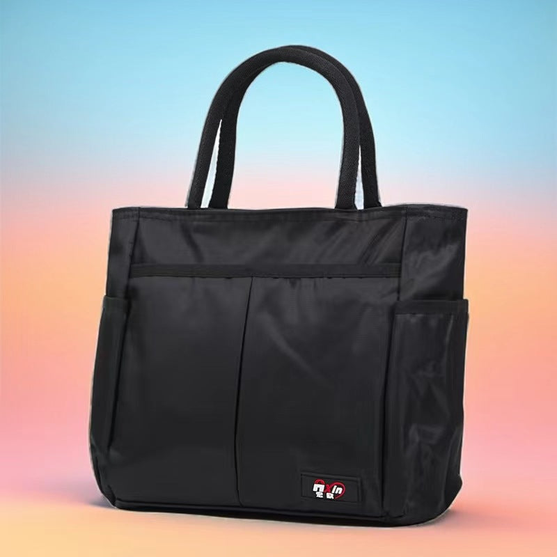 Multi-Pocket Candy Print Tote Bag Brehn
