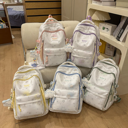 Stilvolle Stern-verzierte Schul-Rucksack Brehn