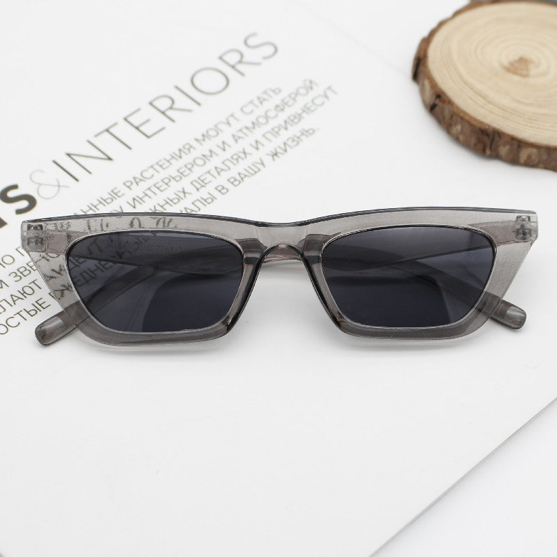 Damen geometrische Sonnenbrille mit raffiniertem Kunststoffrahmen Brehn