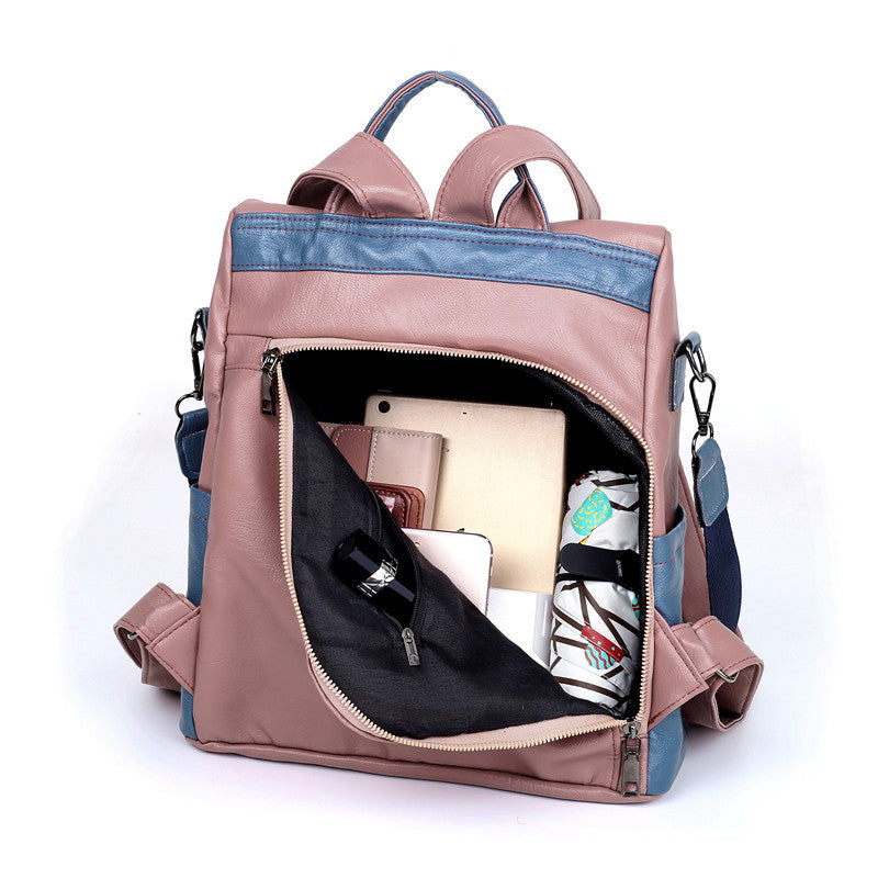 Vielseitiger Leder-Rucksack Brehn