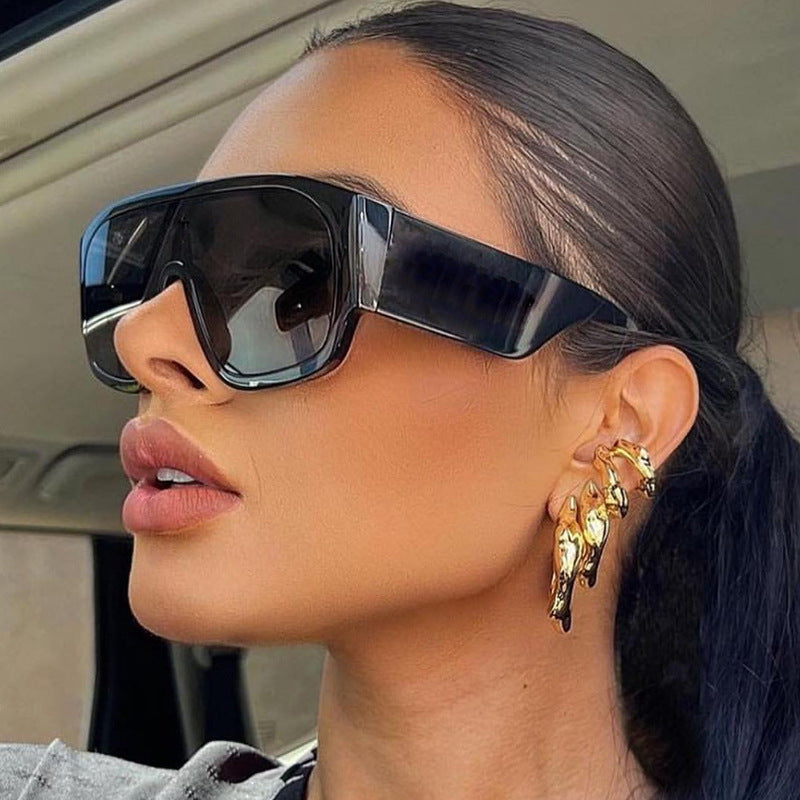Damen Modische Oversized-Sonnenbrille mit einzigartigem Design Brehn
