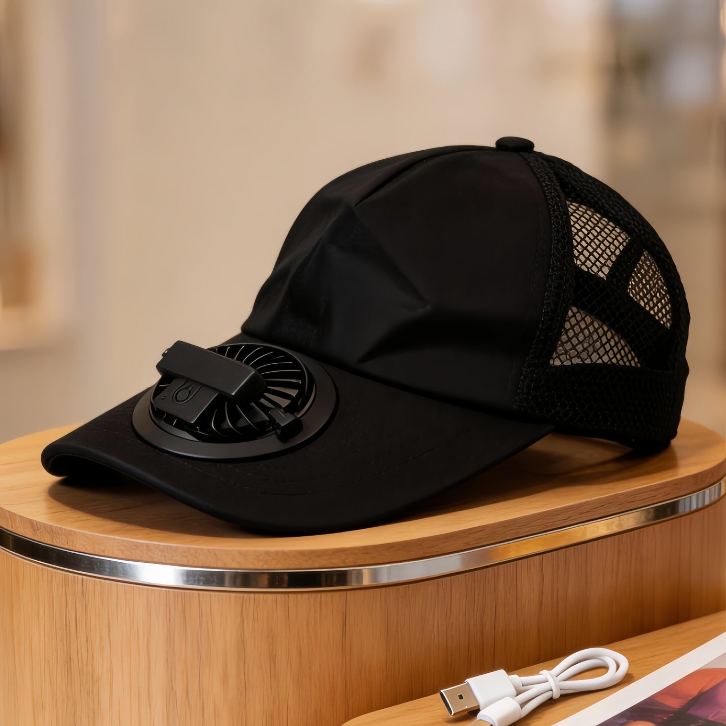 Unisex Kappe mit integriertem Ventilator Brehn