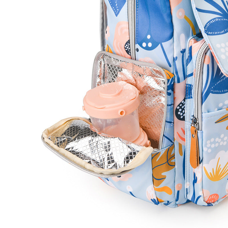 Vielseitiger Rucksack mit Blumenmuster Brehn