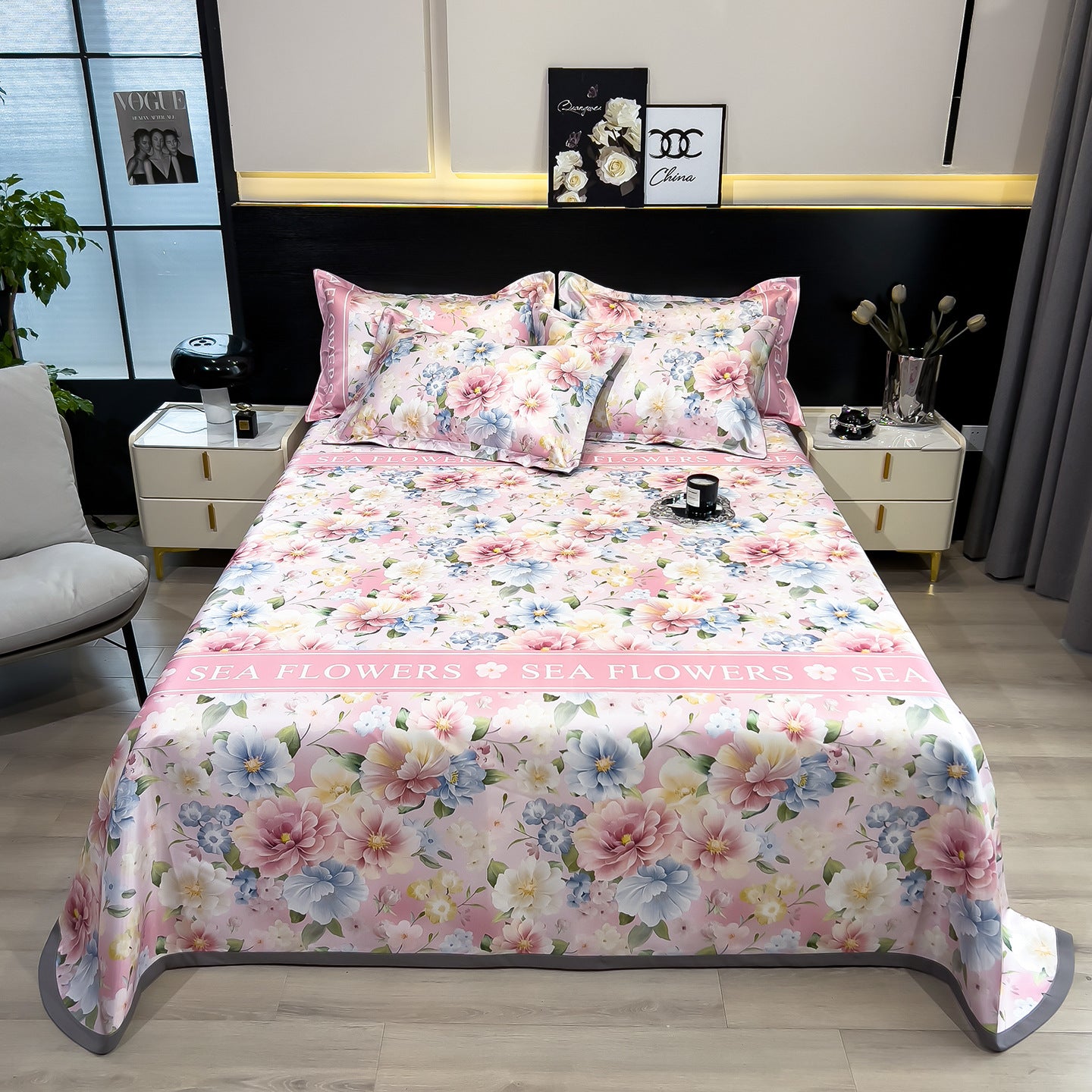 Damen Florale Tagesdecke Brehn