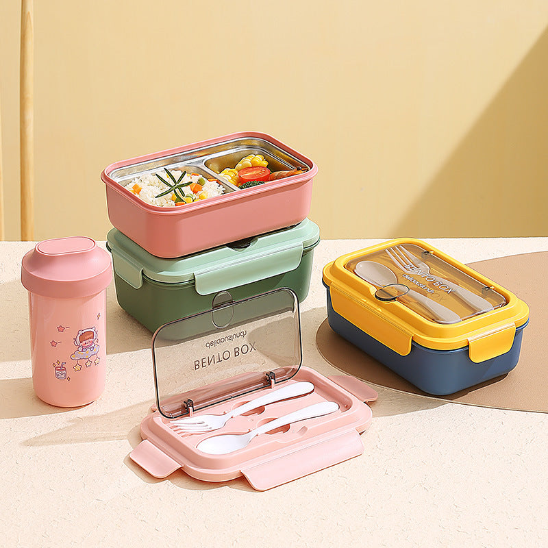 Stylische Mehrfach-Compartments Bento-Box