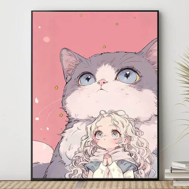 Niedliche Charakterillustration Leinwandkunst Brehn