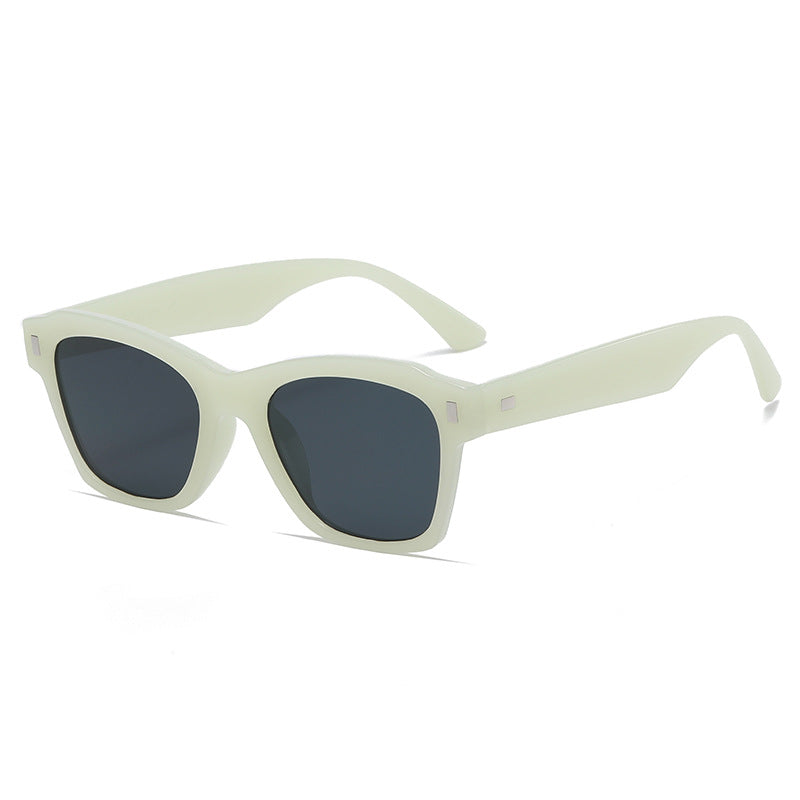 Damen modische Sonnenbrille mit transparentem Rahmen und hochwertigem UV-Schutz Brehn