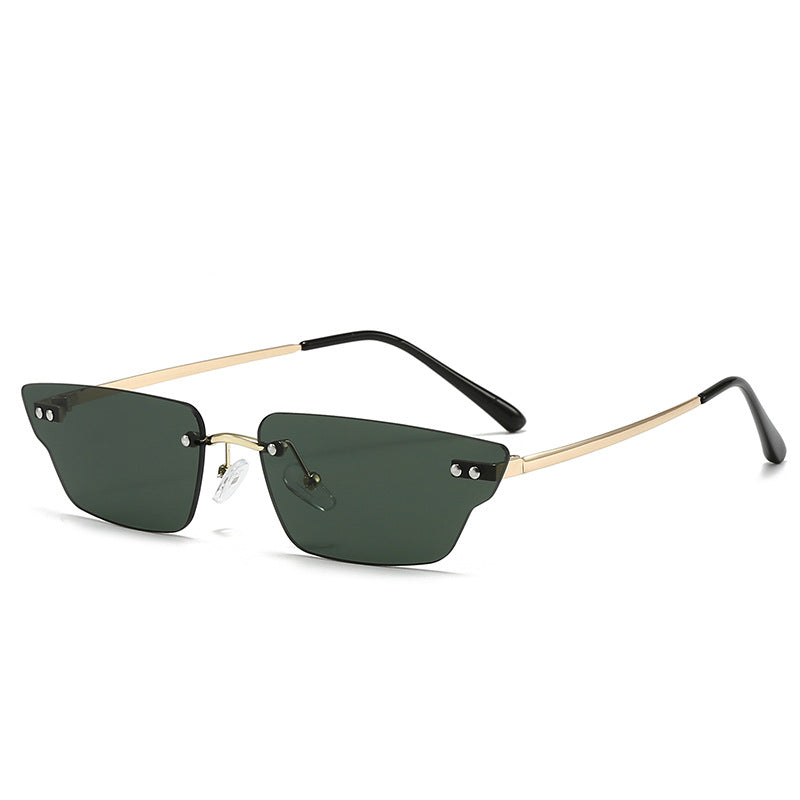Damen futuristische geometrische Sonnenbrille Brehn