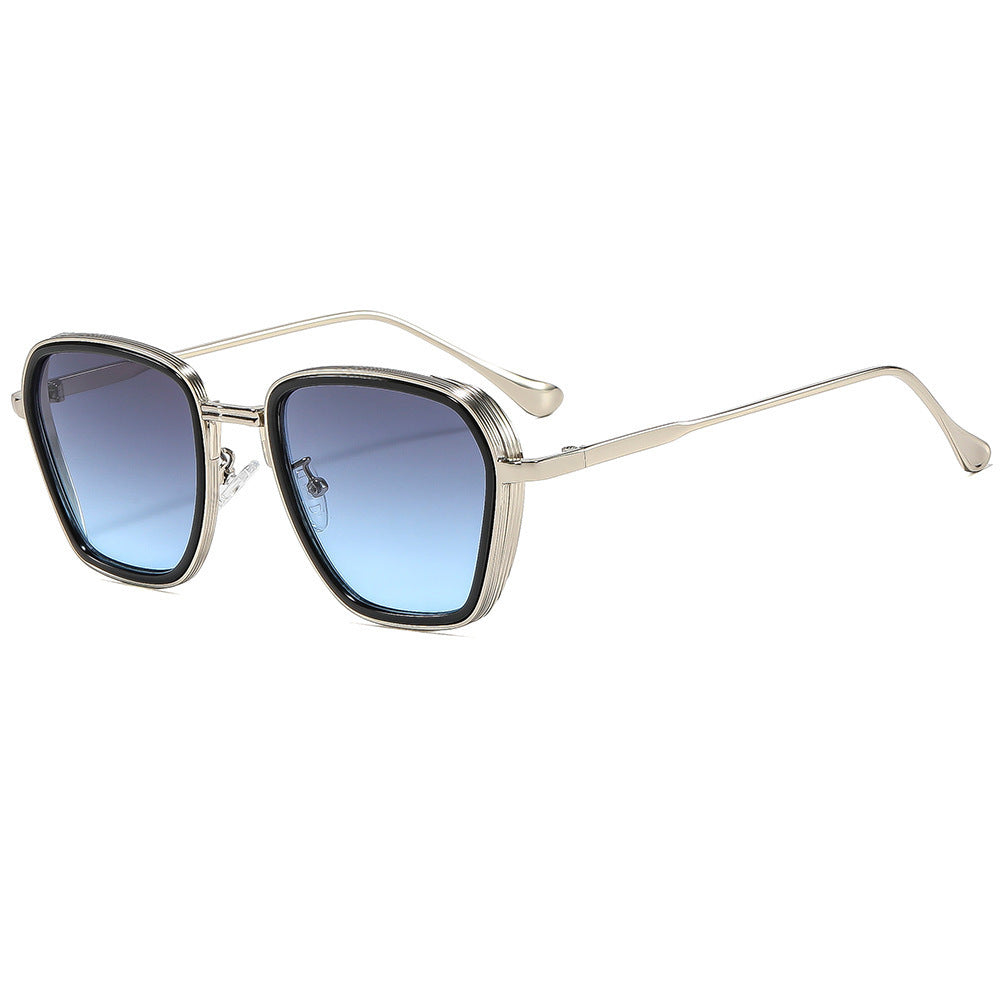 Damen Designer-Sonnenbrille im modernen quadratischen Rahmen Brehn