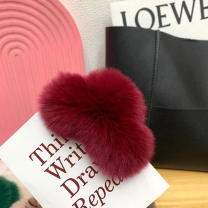 Faux-Fur-Haarspange Brehn