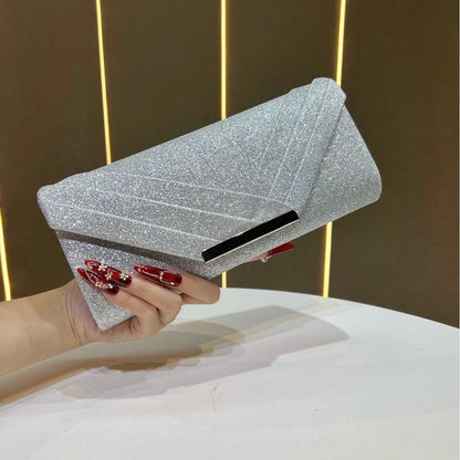 Glitzernde Abend-Clutch