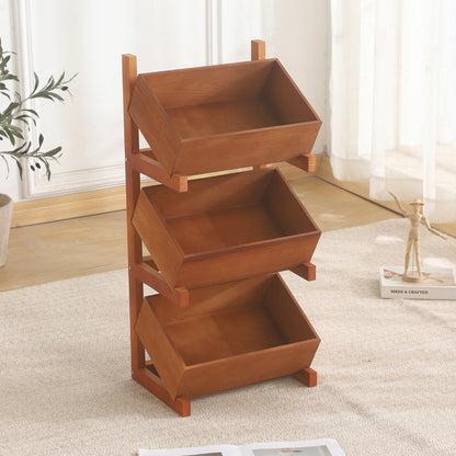 Holz Mehrstufiger Organizer Brehn