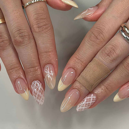 Elegantes Stiletto-Nagelkunst-Set