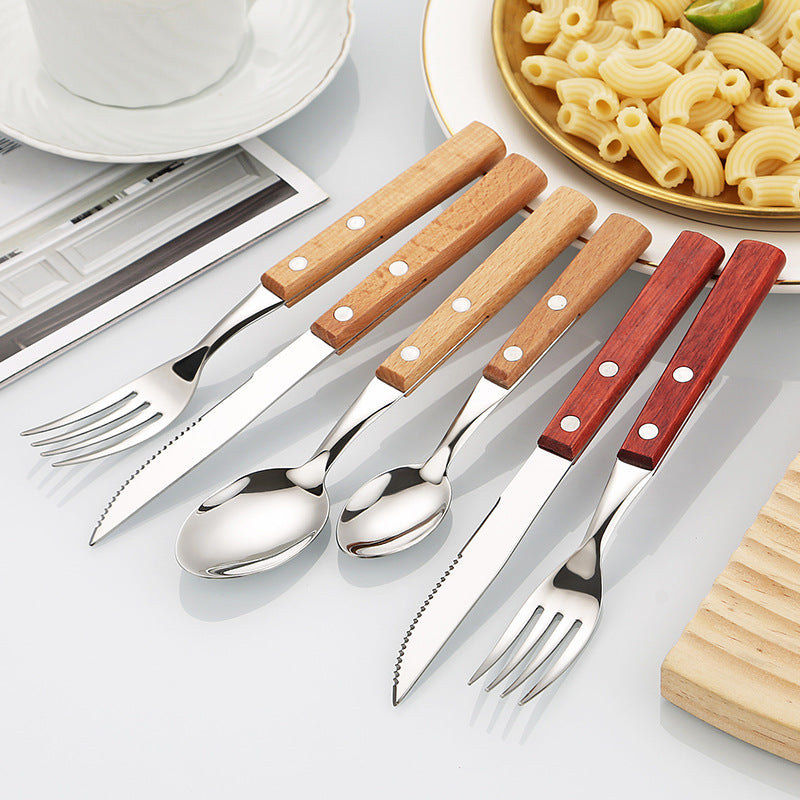 Dessertlöffel mit Ergonomischem Holzgriff Brehn