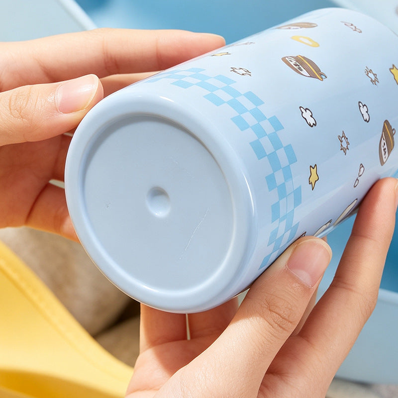 Damen Isolierflasche mit praktischer Tragevorrichtung und verspieltem Design Brehn