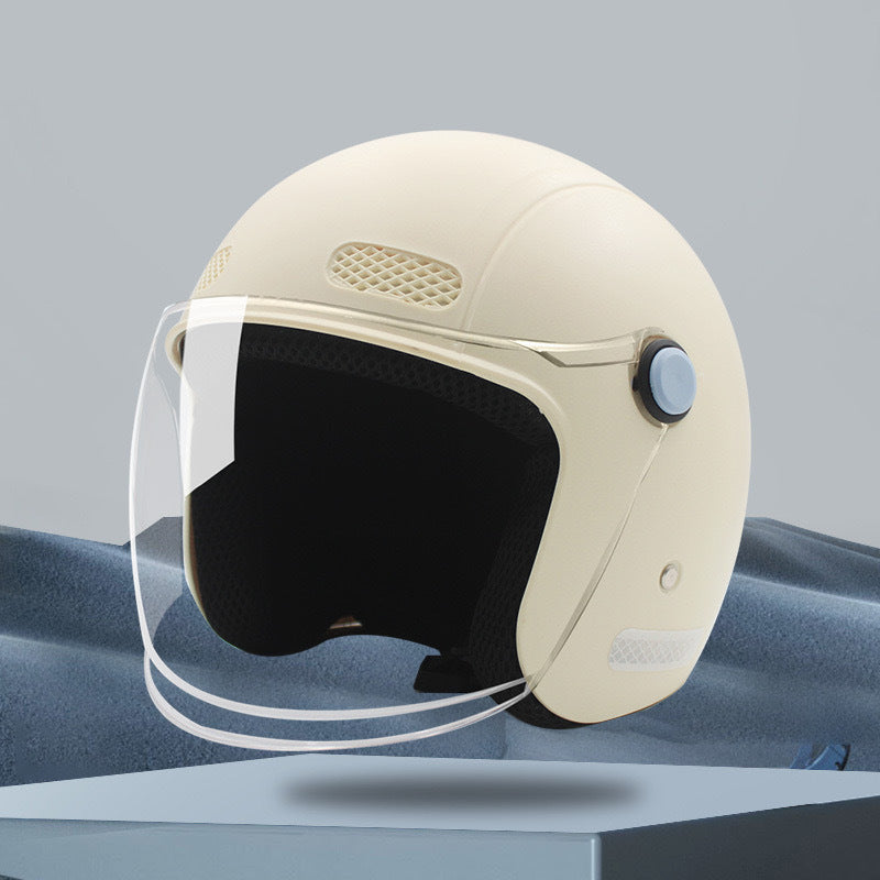 Vintage Motorrad Voll-Face Brehn
