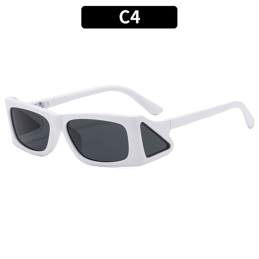 Futuristische Geometrische Schild Sonnenbrille  1787664004