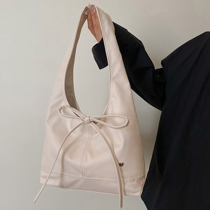 Bow-Detail Schlapp Hobo Tasche